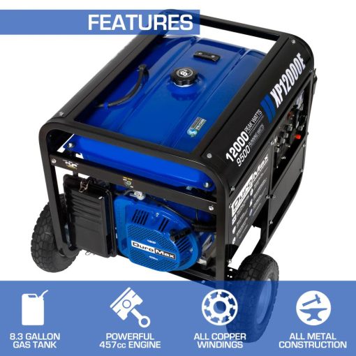 12000-Watt Gas Powered Portable Generator - Image 2