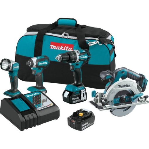 18V LXT Lithium-Ion Brushless Cordless 4-Pc. Combo Kit (5.0Ah)