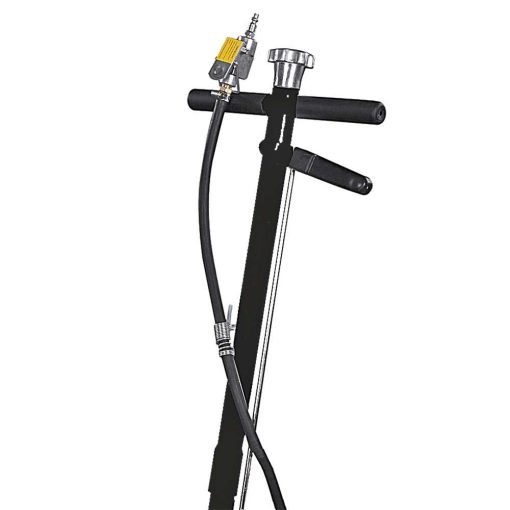 American Forge Air/Hydraulic Axle Floor Jack with 3 Piece Ram Extension Kit 22 Ton Capacity - Image 2