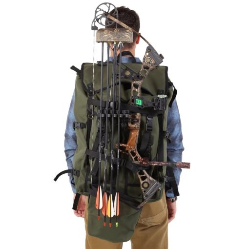 59 Liter Capacity Olive Drab Quiet Mountain Bow Pack