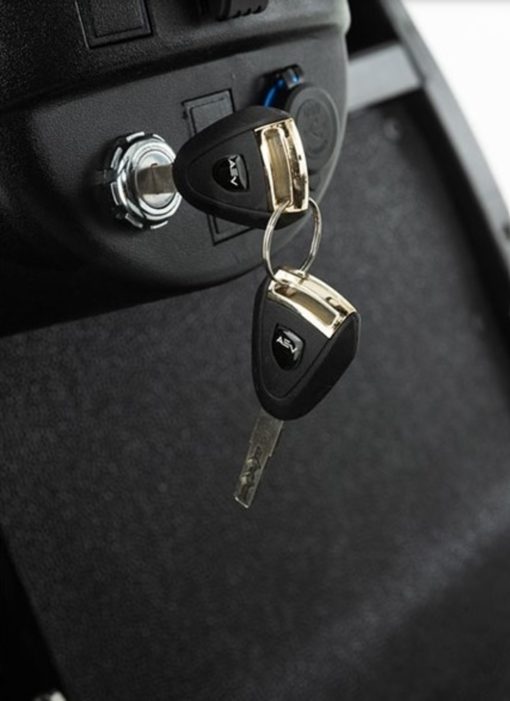 Advanced EV EV1 4 Golf Car Silver - Image 11