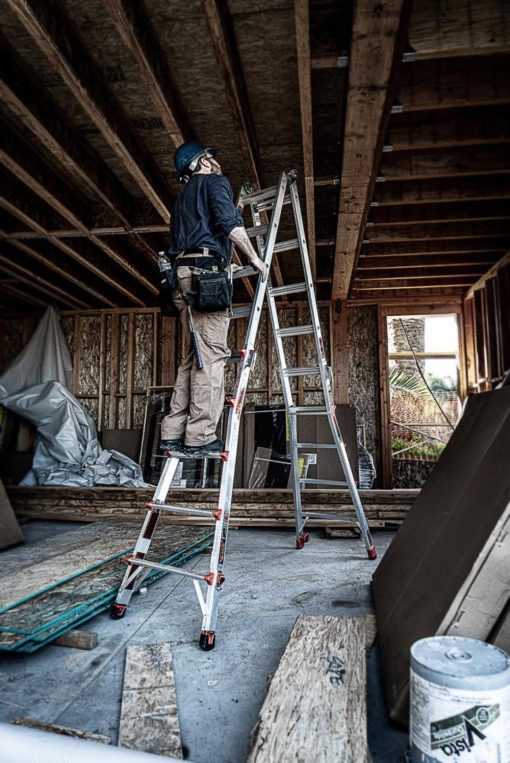 Revolution M22 Aluminum Type-1A 300lb Telescoping Multi-Position Ladder with Ratchet Leg Leveler - Image 7