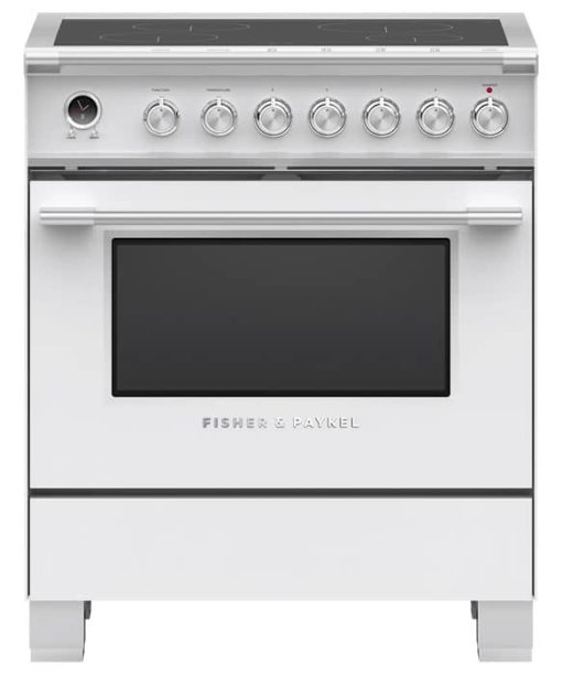 Fisher & Paykel Series 9 30" White Induction Range