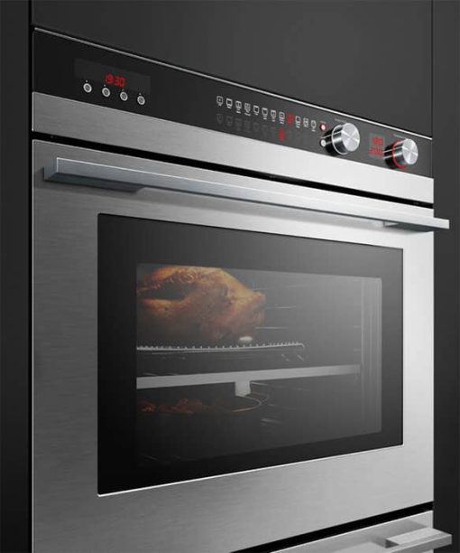 Fisher & Paykel 30" Stainless Steel Double Built-In Oven - Image 4