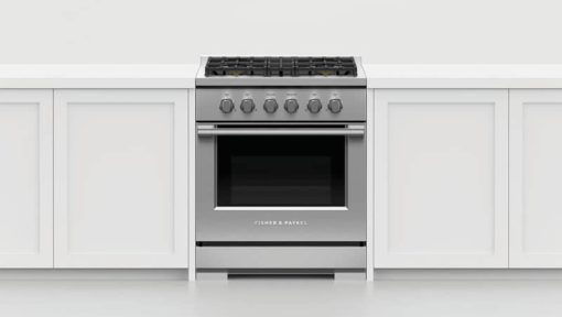 Fisher & Paykel Series 7 30" Stainless Steel Gas Range, 4 Burners - Image 5