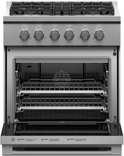 Fisher & Paykel Series 7 30" Stainless Steel Gas Range, 4 Burners - Image 2