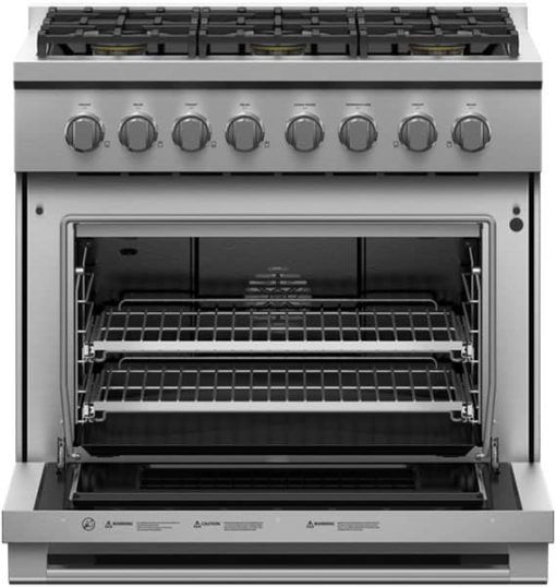 Fisher & Paykel ADA Series 7 36" Stainless Steel Gas Range - Image 2