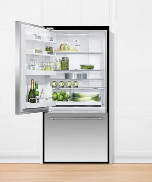 Fisher & Paykel Series 7 17.1 Cu. Ft. Stainless Steel Left-Hinge Freestanding Refrigerator Freezer, Ice & Water - Image 4