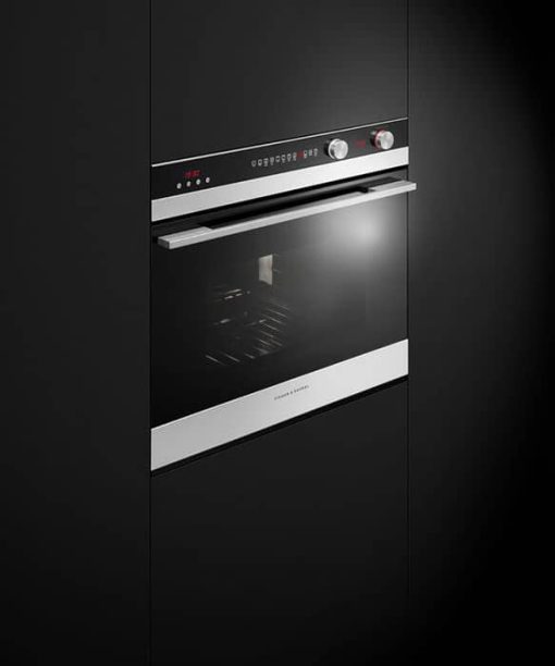 Fisher & Paykel Series 7 30" Black Glass And Stainless Steel Built-In Single Wall Oven, 9 Function, Self-Cleaning - Image 4