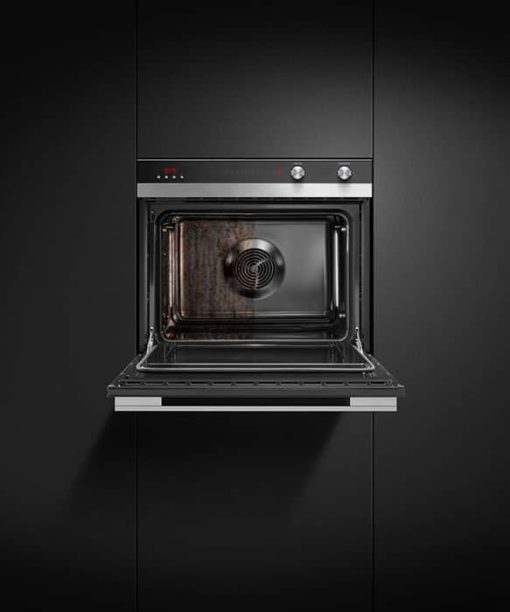 Fisher & Paykel Series 7 30" Black Glass And Stainless Steel Built-In Single Wall Oven, 9 Function, Self-Cleaning - Image 3