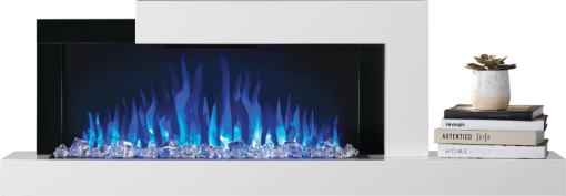 Stylus™ Wallmount Electric Fireplace with Shelf - Image 2