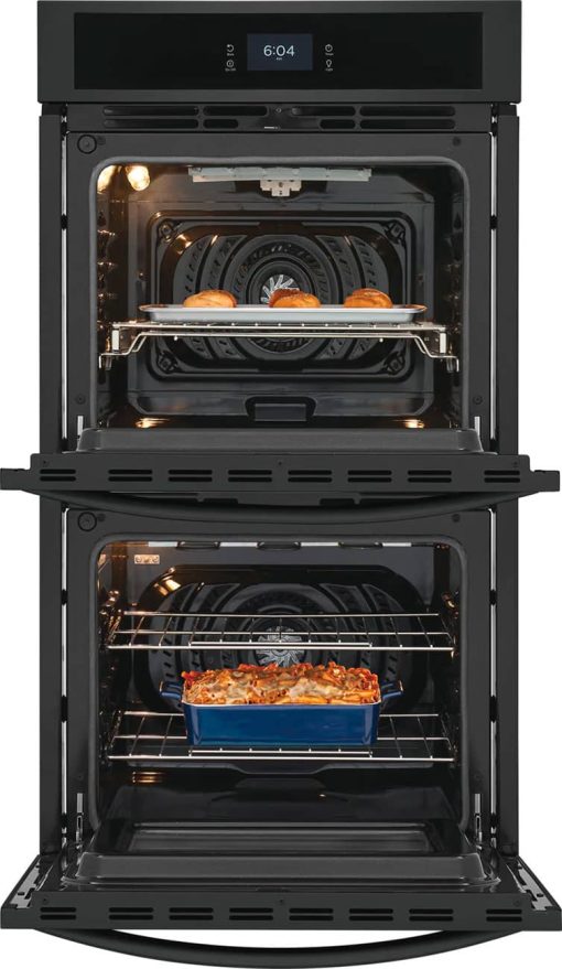 Frigidaire 27" Black Double Electric Wall Oven With Fan Convection - Image 2