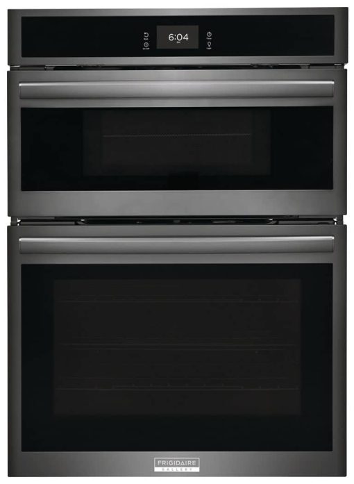 Frigidaire Gallery 30" Black Stainless Steel Microwave Combination Wall Oven