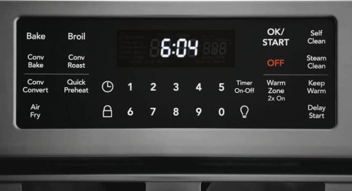 Frigidaire Gallery ADA 30" Smudge-Proof Black Stainless Steel Front Control Electric Range With Air Fry - Image 6