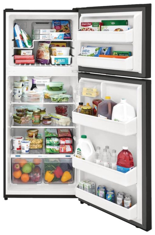Frigidaire 17.6 Cu. Ft. Black Top Freezer Refrigerator - Image 3