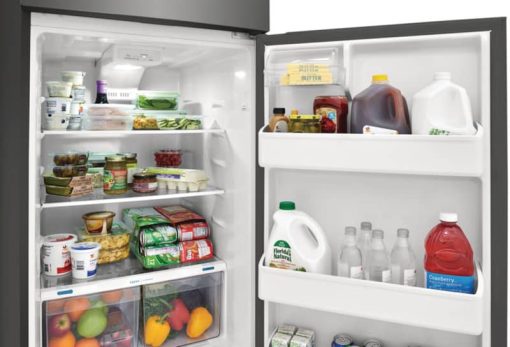 Frigidaire 17.6 Cu. Ft. Brushed Steel Top Freezer Refrigerator - Image 11