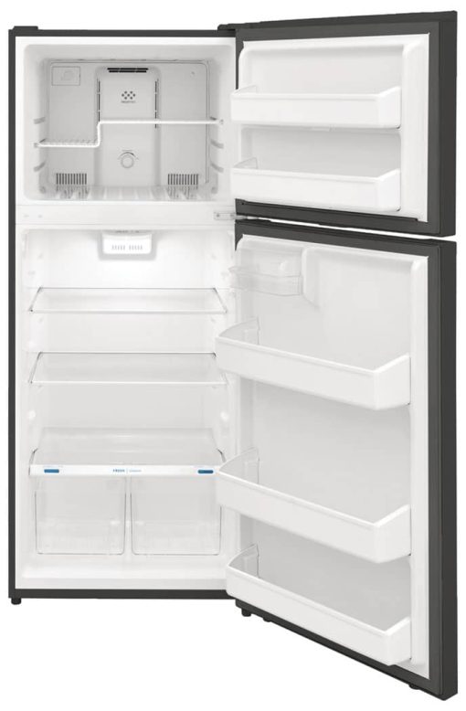 Frigidaire 17.6 Cu. Ft. Brushed Steel Top Freezer Refrigerator - Image 2