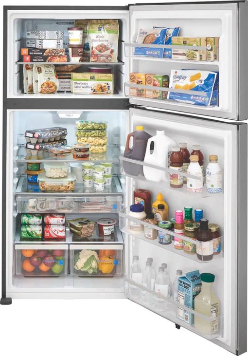 Frigidaire Gallery 20 Cu. Ft. Smudge-Proof Stainless Steel Top Freezer Refrigerator - Image 2