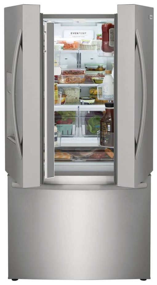 Frigidaire 22.6 Cu. Ft. Stainless Steel Counter-Depth French Door Refrigerator - Image 4