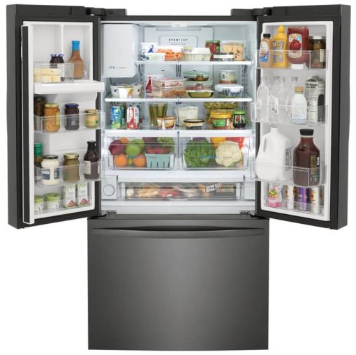 Frigidaire 27.8 Cu. Ft. Black Stainless Steel French Door Refrigerator - Image 3