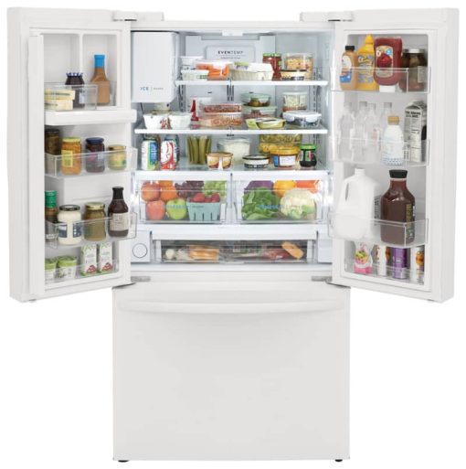 Frigidaire 27.8 Cu. Ft. White French Door Refrigerator - Image 3