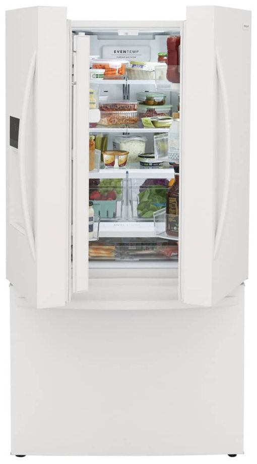 Frigidaire 27.8 Cu. Ft. White French Door Refrigerator - Image 4