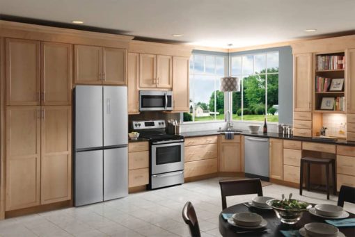 Frigidaire 17.4 Cu. Ft. Brushed Steel 4 Door Refrigerator - Image 9