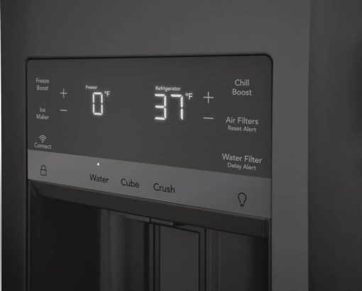 Frigidaire Gallery 21.5 Cu. Ft. SmudgeProof Black Stainless Steel Counter-Depth 4-Door French Door Refrigerator - - Image 9