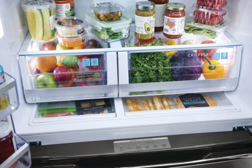 Frigidaire Gallery 21.5 Cu. Ft. SmudgeProof Black Stainless Steel Counter-Depth 4-Door French Door Refrigerator - - Image 12