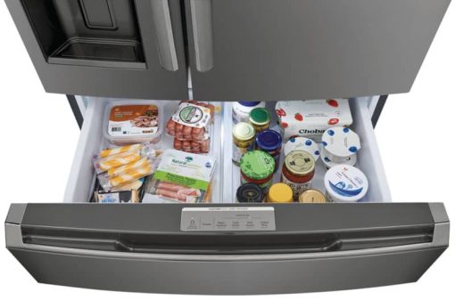 Frigidaire Gallery 21.5 Cu. Ft. SmudgeProof Black Stainless Steel Counter-Depth 4-Door French Door Refrigerator - - Image 19