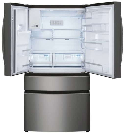 Frigidaire Gallery 21.5 Cu. Ft. SmudgeProof Black Stainless Steel Counter-Depth 4-Door French Door Refrigerator - - Image 2