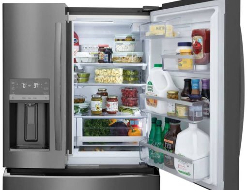 Frigidaire Gallery 21.5 Cu. Ft. SmudgeProof Black Stainless Steel Counter-Depth 4-Door French Door Refrigerator - - Image 8