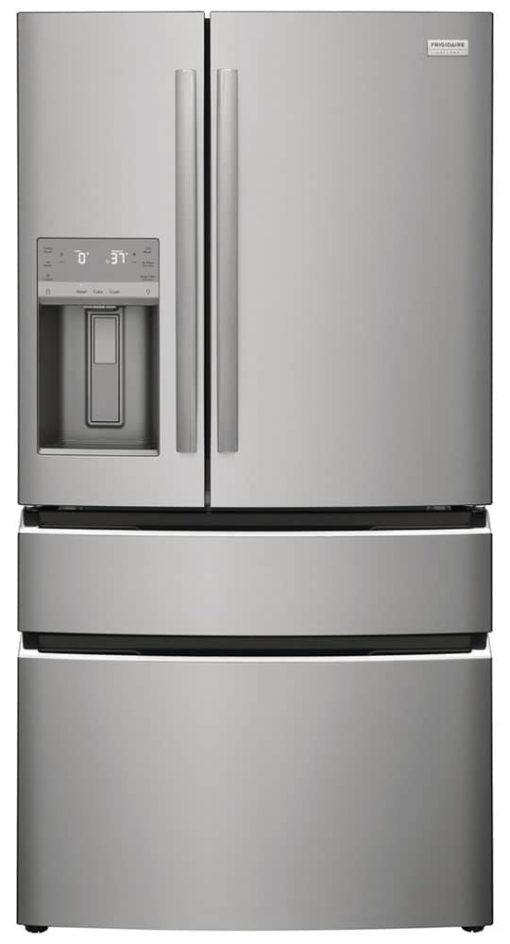 Frigidaire Gallery 21.5 Cu. Ft. SmudgeProof Stainless Steel Counter-Depth 4-Door French Door Refrigerator -