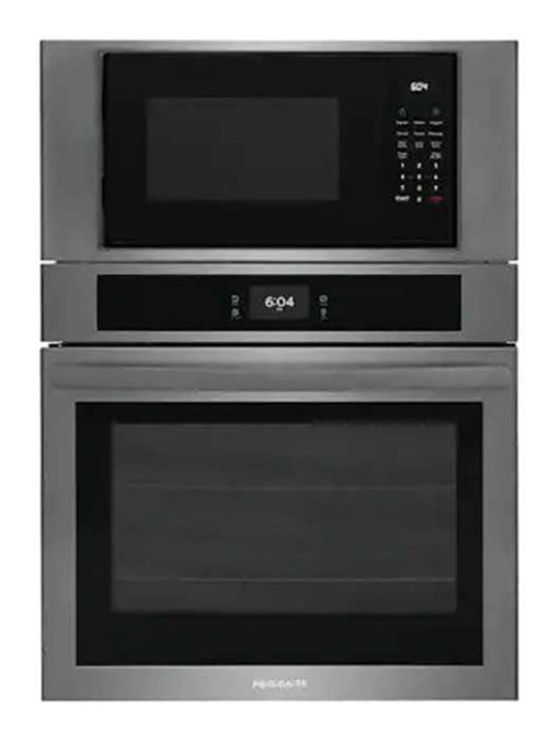 Frigidaire 30" Black Stainless Steel Built-In Electric Microwave Combination Wall Oven With Fan Convection