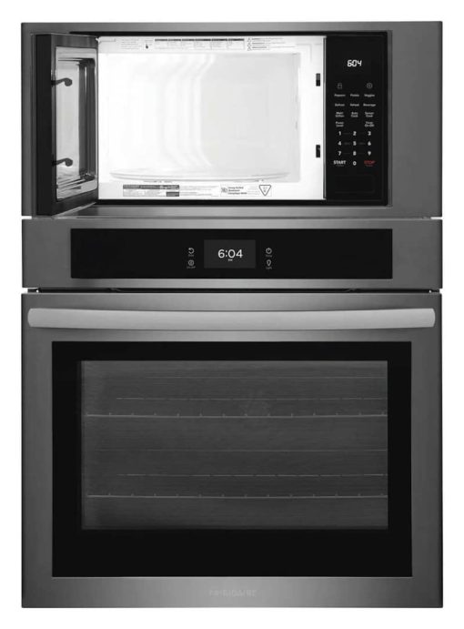 Frigidaire 30" Black Stainless Steel Built-In Electric Microwave Combination Wall Oven With Fan Convection - Image 4