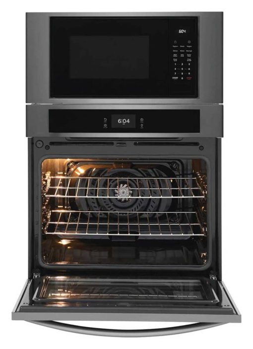 Frigidaire 30" Black Stainless Steel Built-In Electric Microwave Combination Wall Oven With Fan Convection - Image 5