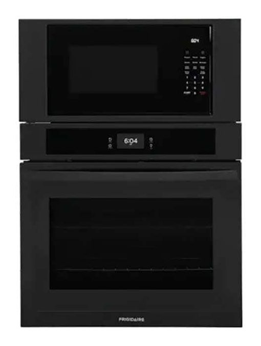 Frigidaire 30" Black Built-In Electric Microwave Combination Wall Oven With Fan Convection