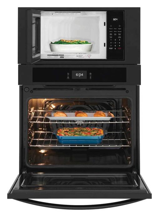 Frigidaire 30" Black Built-In Electric Microwave Combination Wall Oven With Fan Convection - Image 3