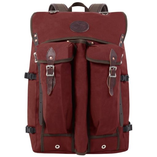 57 Liter Capacity Burgundy Canvas Bushcrafter Backpack