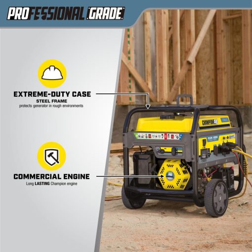 Champion PRO Generator 6500 Watt Professional Grade Portable with CO Shield & Electric Start - Image 20