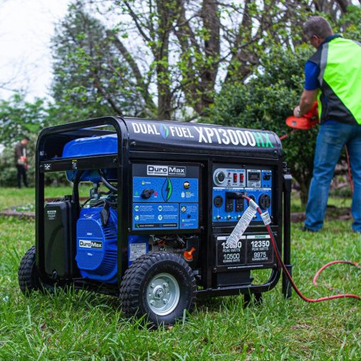DuroMax Generator with CO Alert 13000Watt 500cc Dual Fuel Gas Propane Portable - Image 8