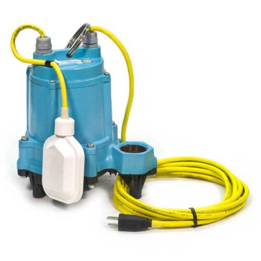 HT-6E Series Submersible High Temp Effluent Sump Pump, 1/3 Hp, 115V, 60Hz