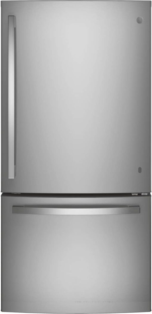 GE ENERGY STAR 24.8 Cu. Ft. Fingerprint Resistant Stainless Steel Bottom Freezer Refrigerator