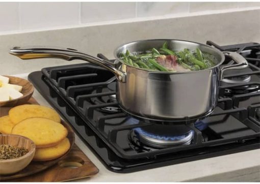 GE ADA 30" Black Built-In Gas Cooktop With Dishwasher-Safe Grates - Image 6