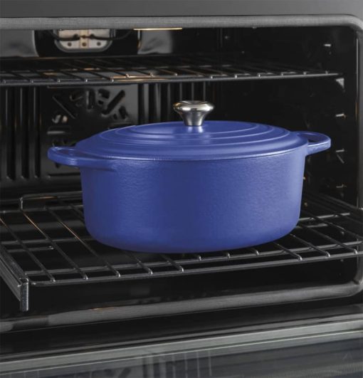 GE 30" Slate Built-In Smart Self-Clean Convection Double Wall Oven With Never Scrub Racks - Image 12