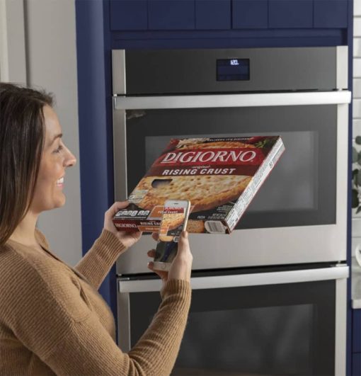 GE 30" Slate Built-In Smart Self-Clean Convection Double Wall Oven With Never Scrub Racks - Image 14
