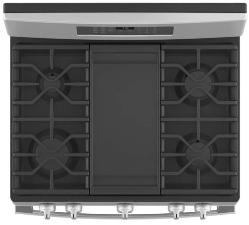 GE 30" Stainless Steel Freestanding Gas Convection Range With No Preheat Air Fry - Image 5