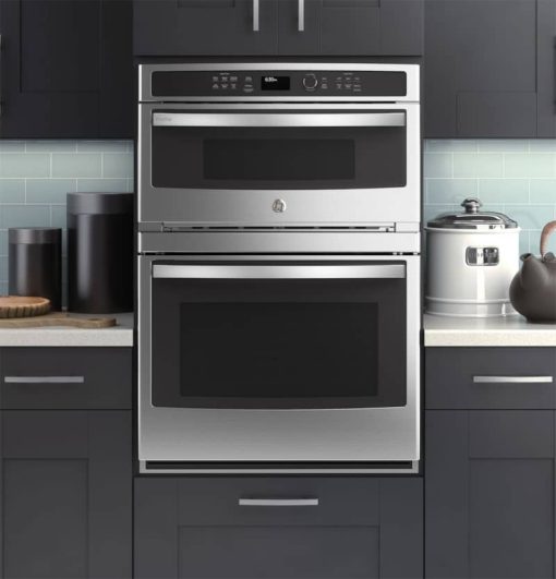 GE Profile 30" Stainless Steel Built-In Combination Advantium Convection Wall Oven - Image 5