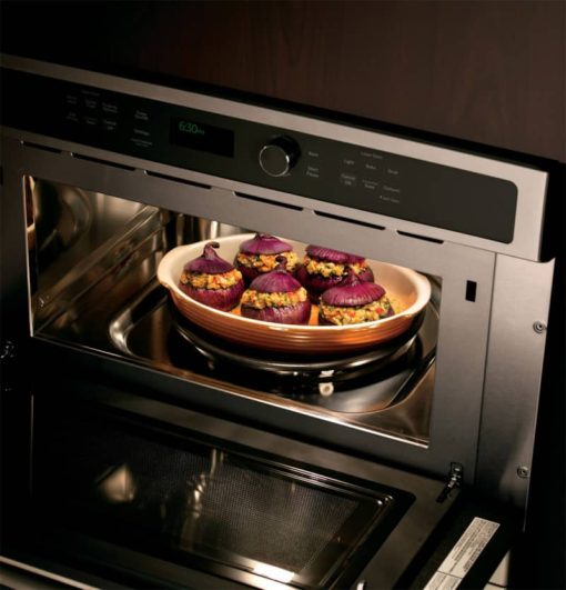 GE Profile 30" Stainless Steel Built-In Combination Advantium Convection Wall Oven - Image 12