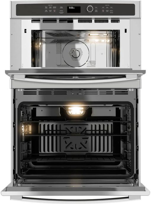 GE Profile 30" Stainless Steel Built-In Combination Advantium Convection Wall Oven - Image 3